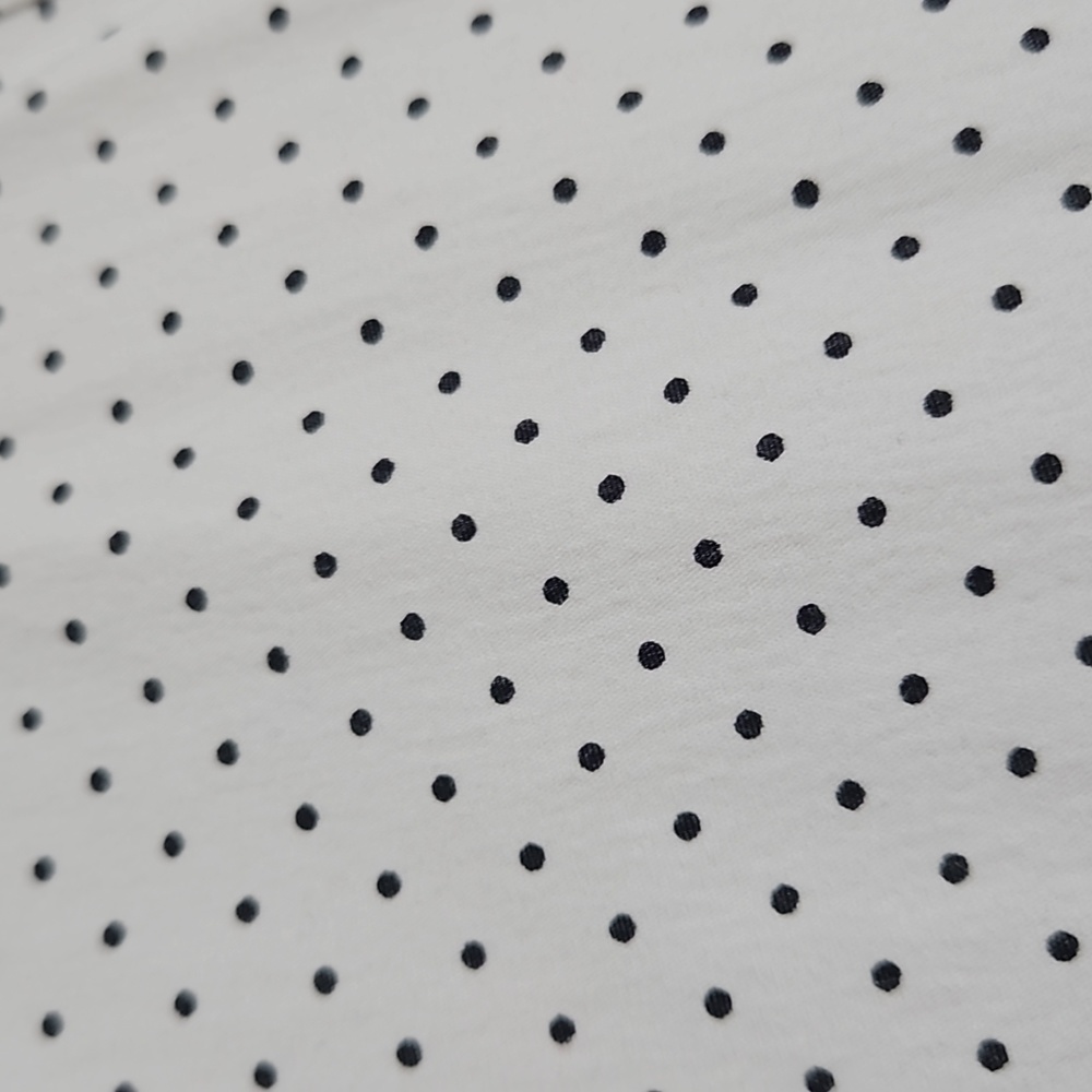 Swiss dot button down blouse - Picture 3 of 6